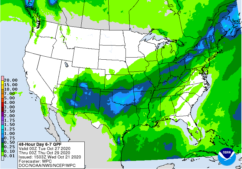 48 Hour Day 6-7 QPF